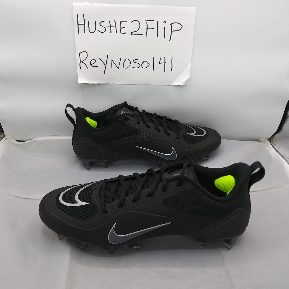 Nike Alpha Huarache 8 Pro Lax Lacrosse Black Cleats Mens Multi Sizes CW4439-005